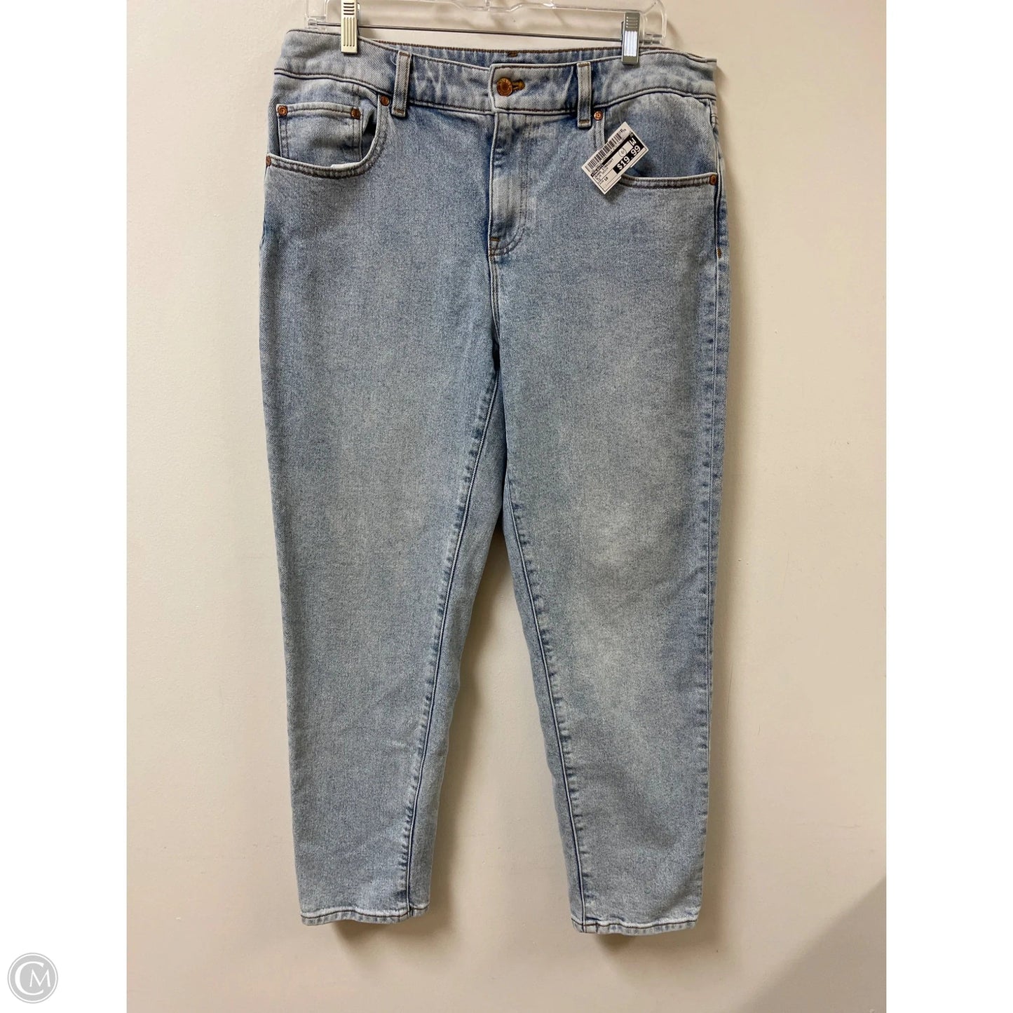 Jeans Straight By Talbots In Blue Denim, Size: 10