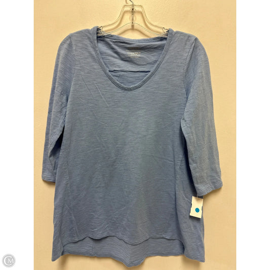 Tunic Long Sleeve By Chicos In Blue, Size: Xs