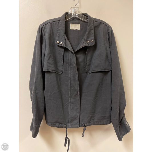 Jacket Utility By Caslon In Grey, Size: M
