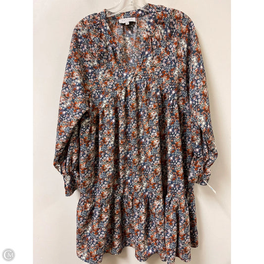 Dress Casual Midi By Hayden La In Floral Print, Size: L