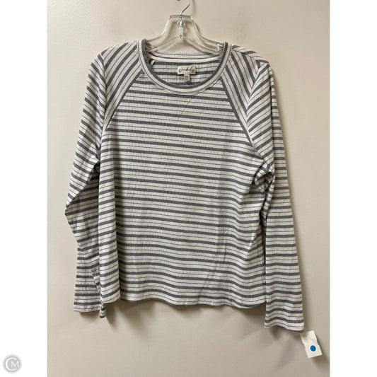 Top Long Sleeve By Wonderly In White, Size: 1x