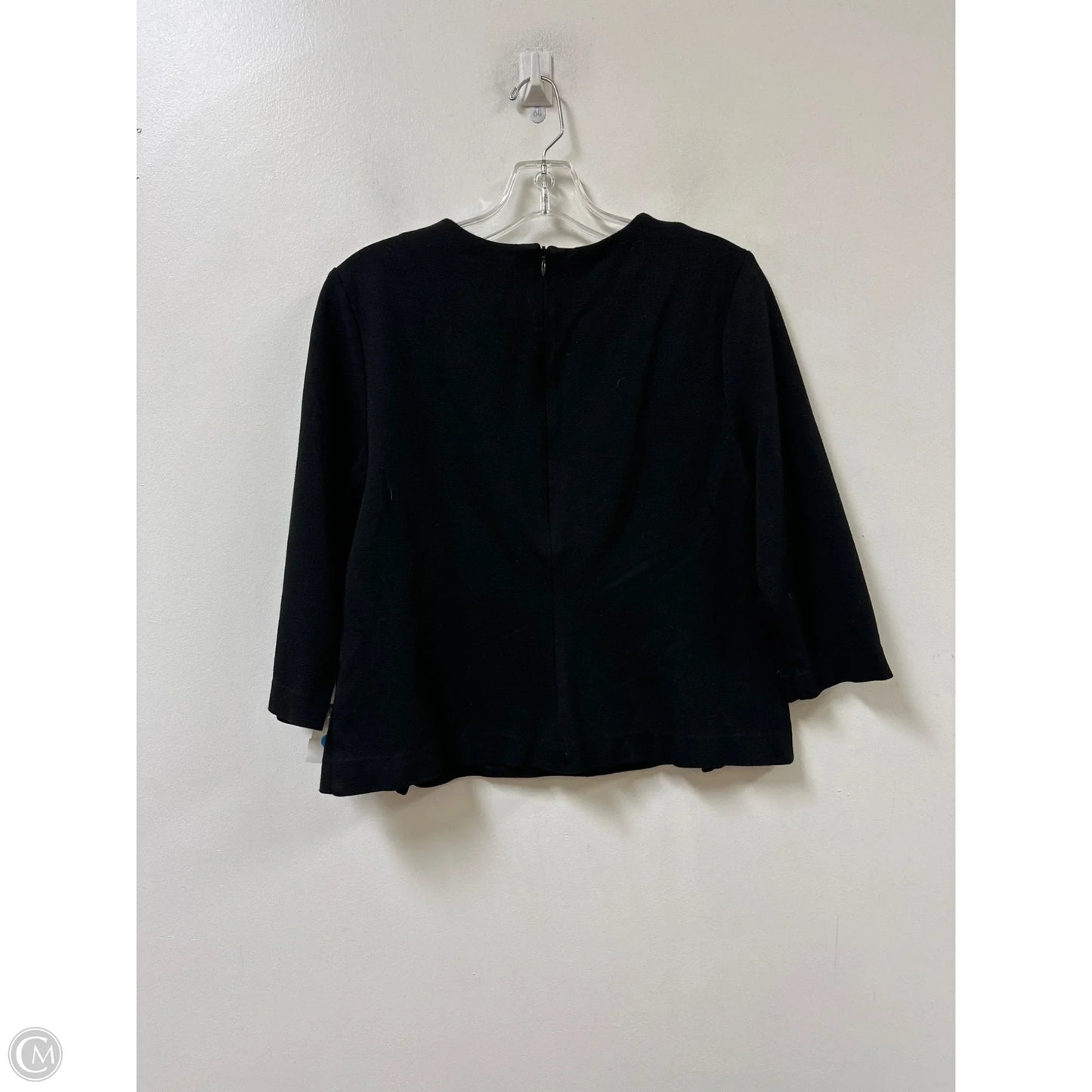 Top Long Sleeve By Cabi In Black, Size: M