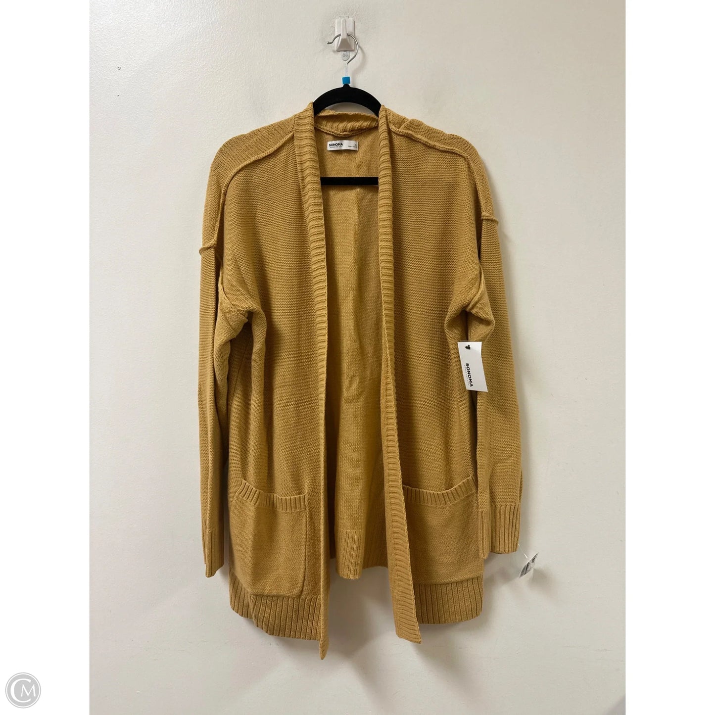 Sweater Cardigan By Sonoma In Yellow, Size: Xl