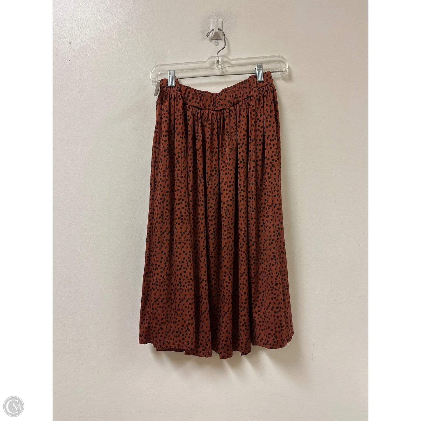 Skirt Midi By Eloquii In Animal Print, Size: 16