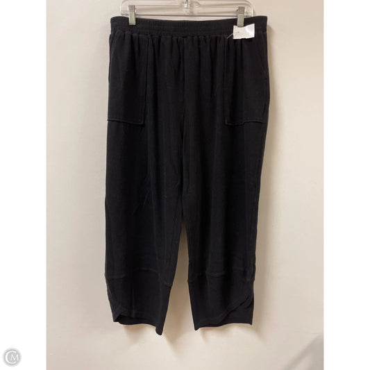 Pants Lounge By Clothes Mentor In Black, Size: 2x