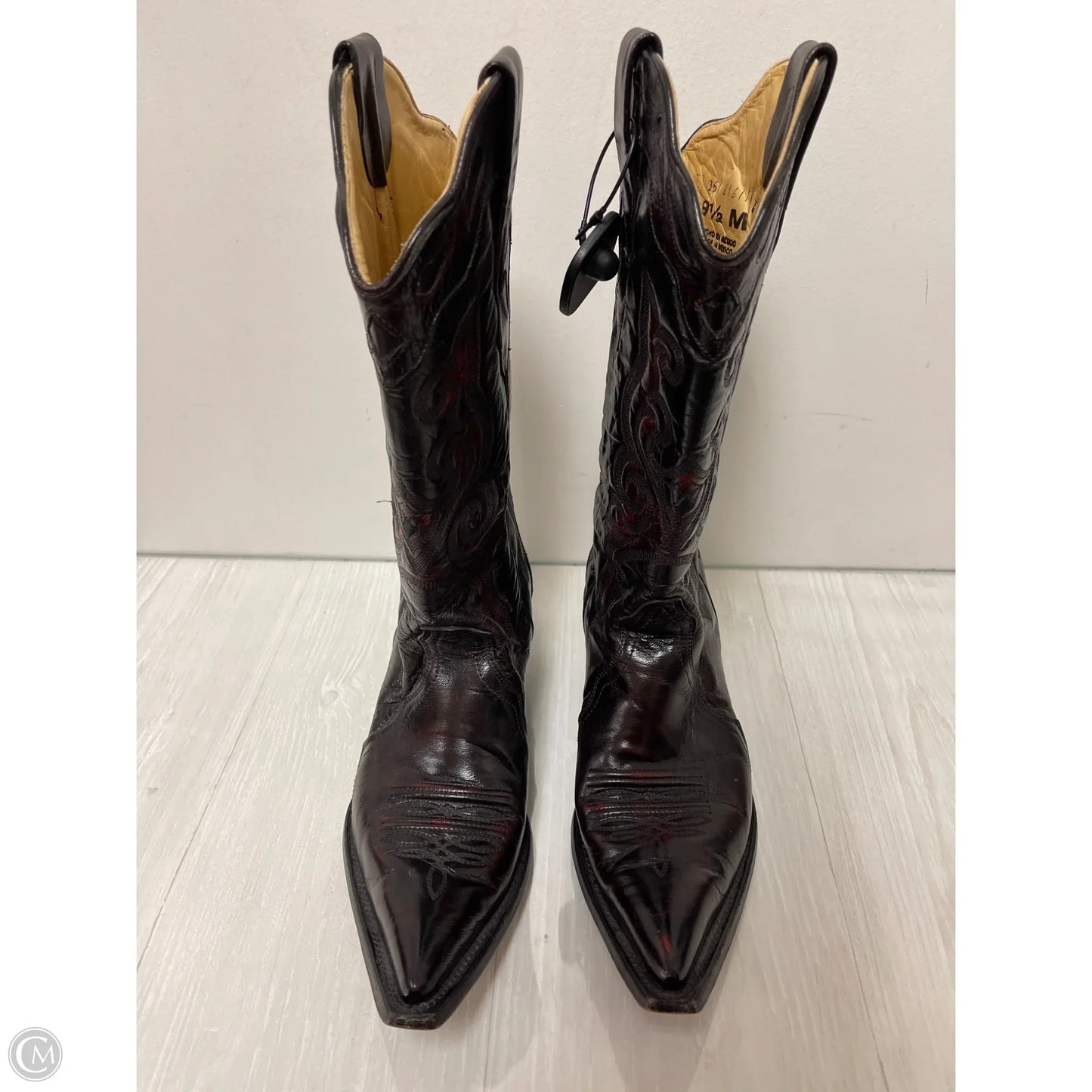 Boots Western By Corral In Black & Red, Size: 9.5