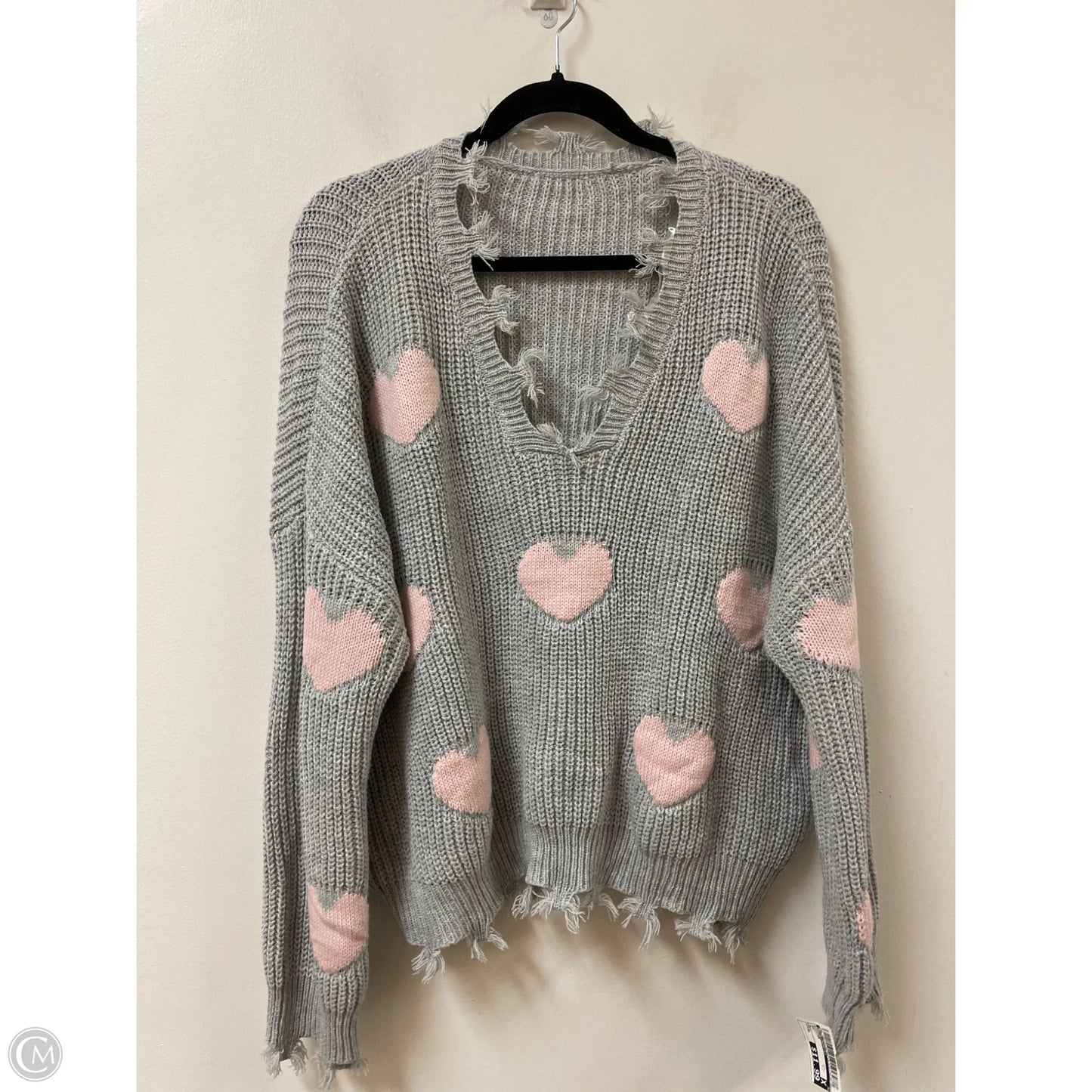 Sweater By No Boundaries In Grey, Size: Xl