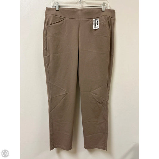 Pants Leggings By Chicos In Brown, Size: 12