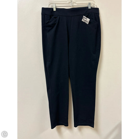 Pants Leggings By Chicos In Navy, Size: 12