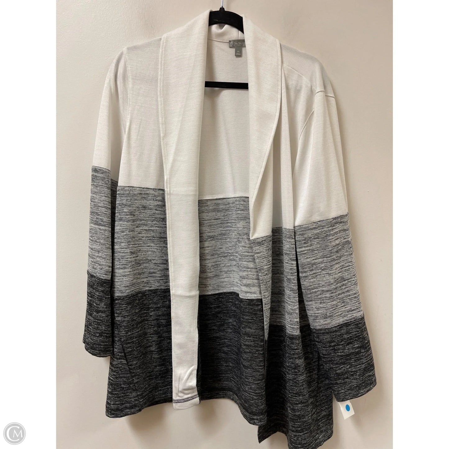 Sweater Cardigan By Talbots In White, Size: Xl