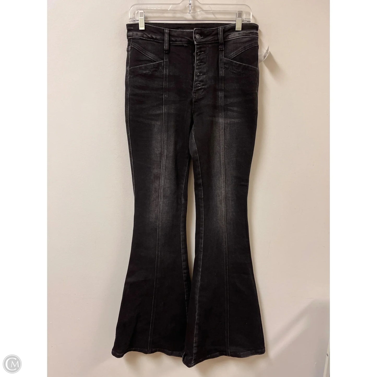 Jeans Flared By Flying Monkey In Black, Size: 4