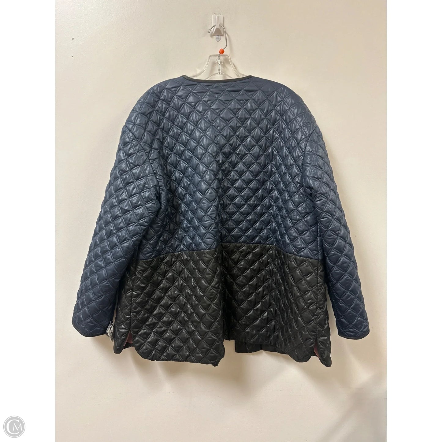 Coat Designer By Kate Spade In Navy, Size: Xl