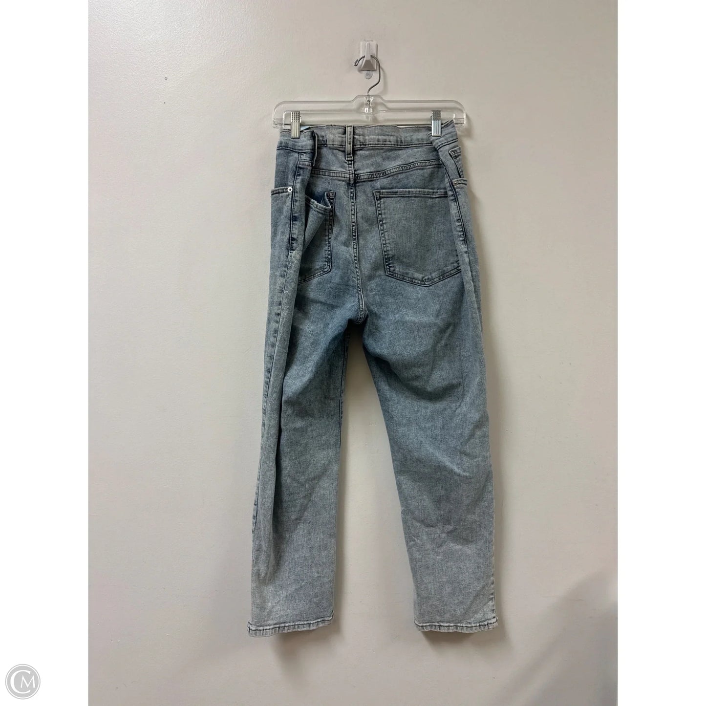 Jeans Skinny By Banana Republic In Blue Denim, Size: 14