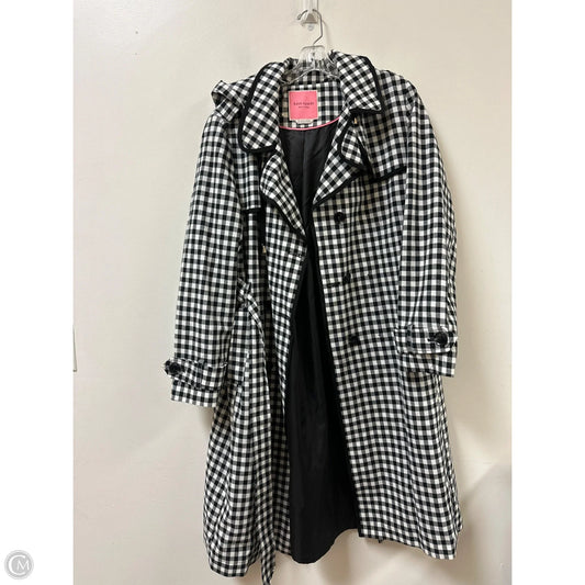 Coat Designer By Kate Spade In Black & White, Size: Xl