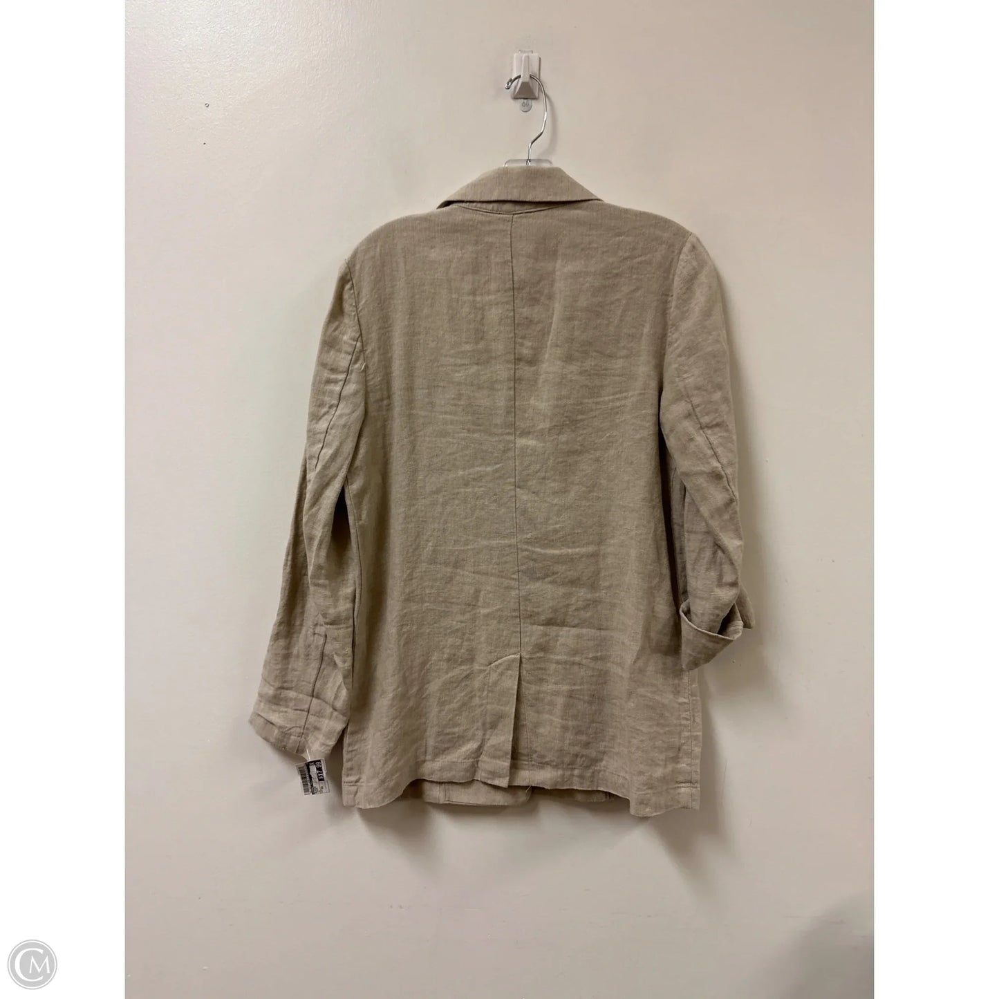 Blazer By Garnet Hill In Cream, Size: Xs