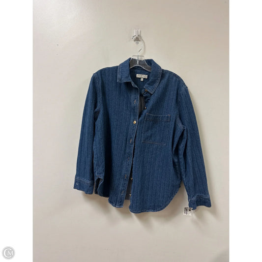 Jacket Denim By Bagatelle In Blue Denim, Size: M