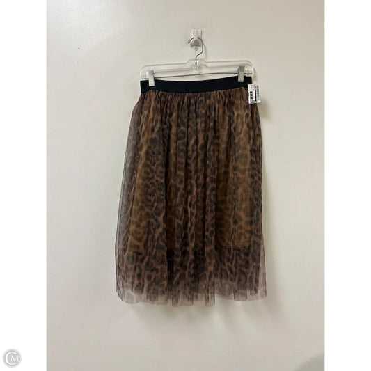 Skirt Midi By Ee Some In Animal Print, Size: M