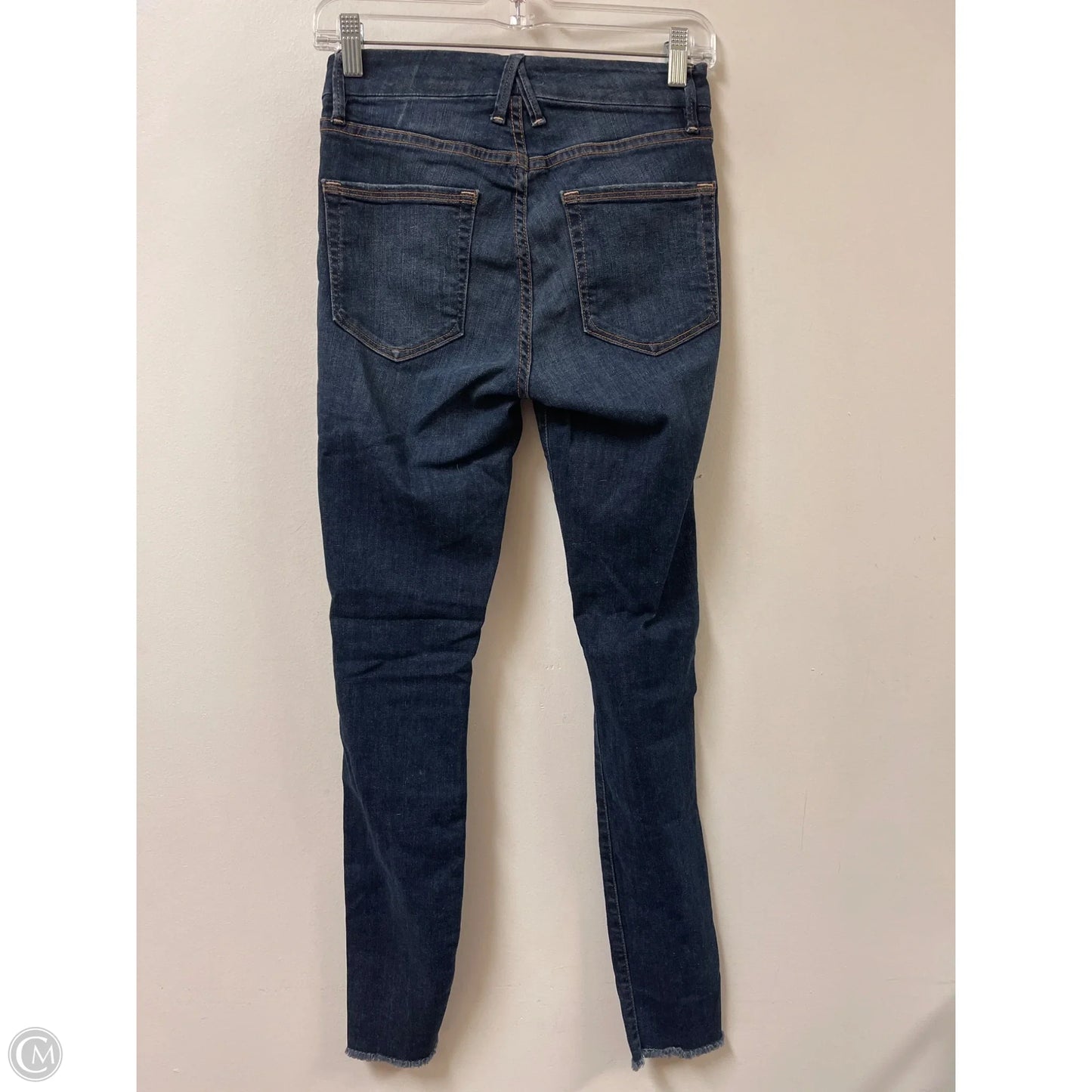 Jeans Skinny By Good American In Blue Denim, Size: 0
