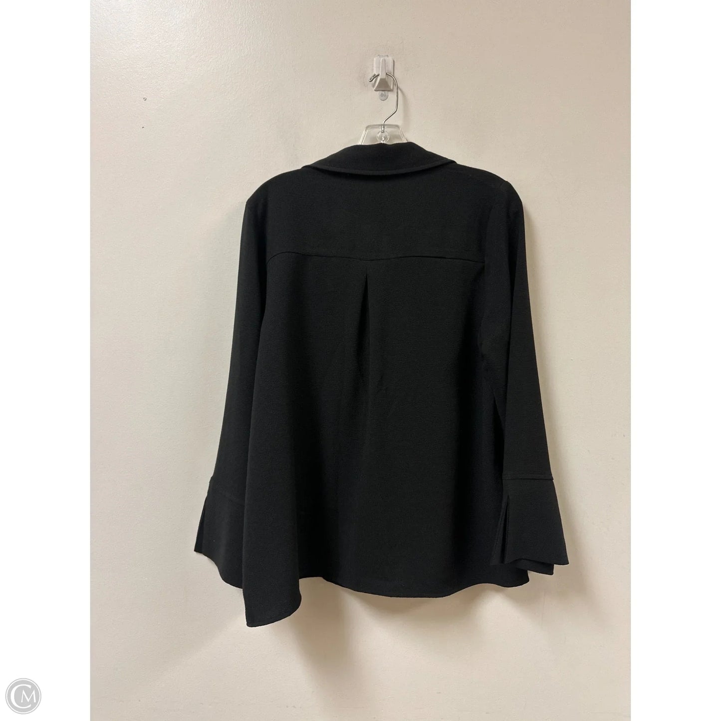 Blouse Long Sleeve By Marc New York In Black, Size: M