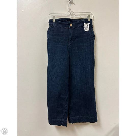 Jeans Cropped By Chicos In Blue Denim, Size: 16
