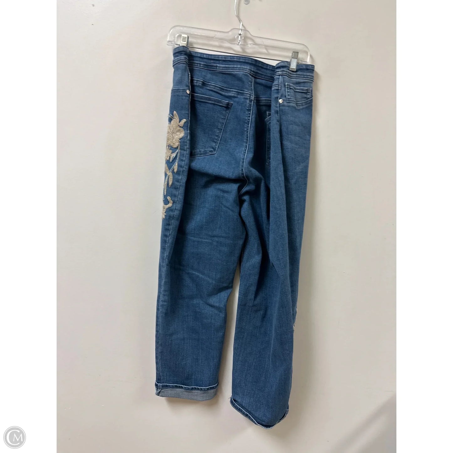 Jeans Skinny By Chicos In Blue Denim, Size: 16