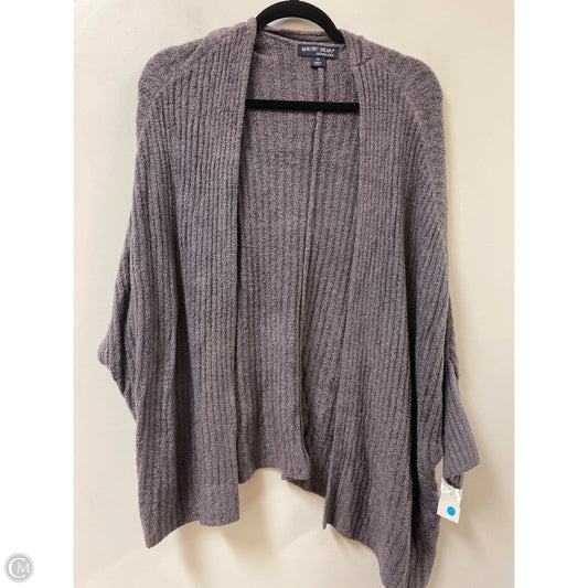 Sweater Cardigan By Barefoot Dreams In Grey, Size: 1x