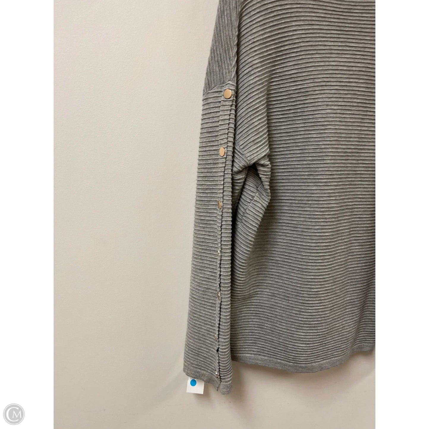 Tunic Long Sleeve By Mazik In Grey, Size: M