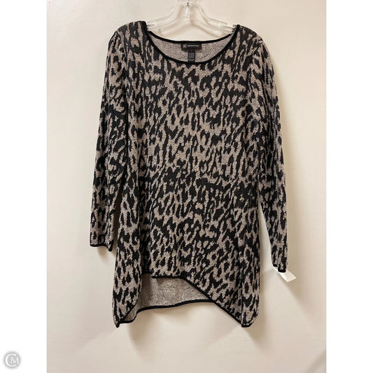 Tunic Long Sleeve By Inc In Animal Print, Size: L