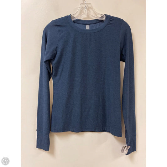 Athletic Top Long Sleeve Crewneck By Beyond Yoga In Navy, Size: S