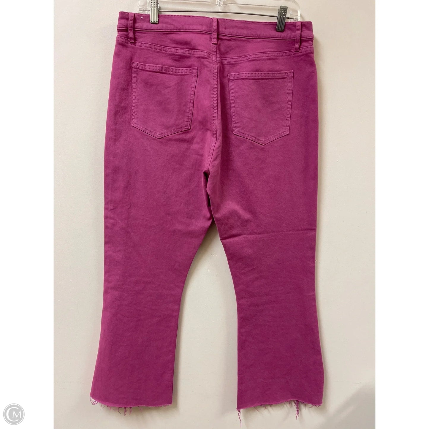 Jeans Flared By Loft In Purple, Size: 12