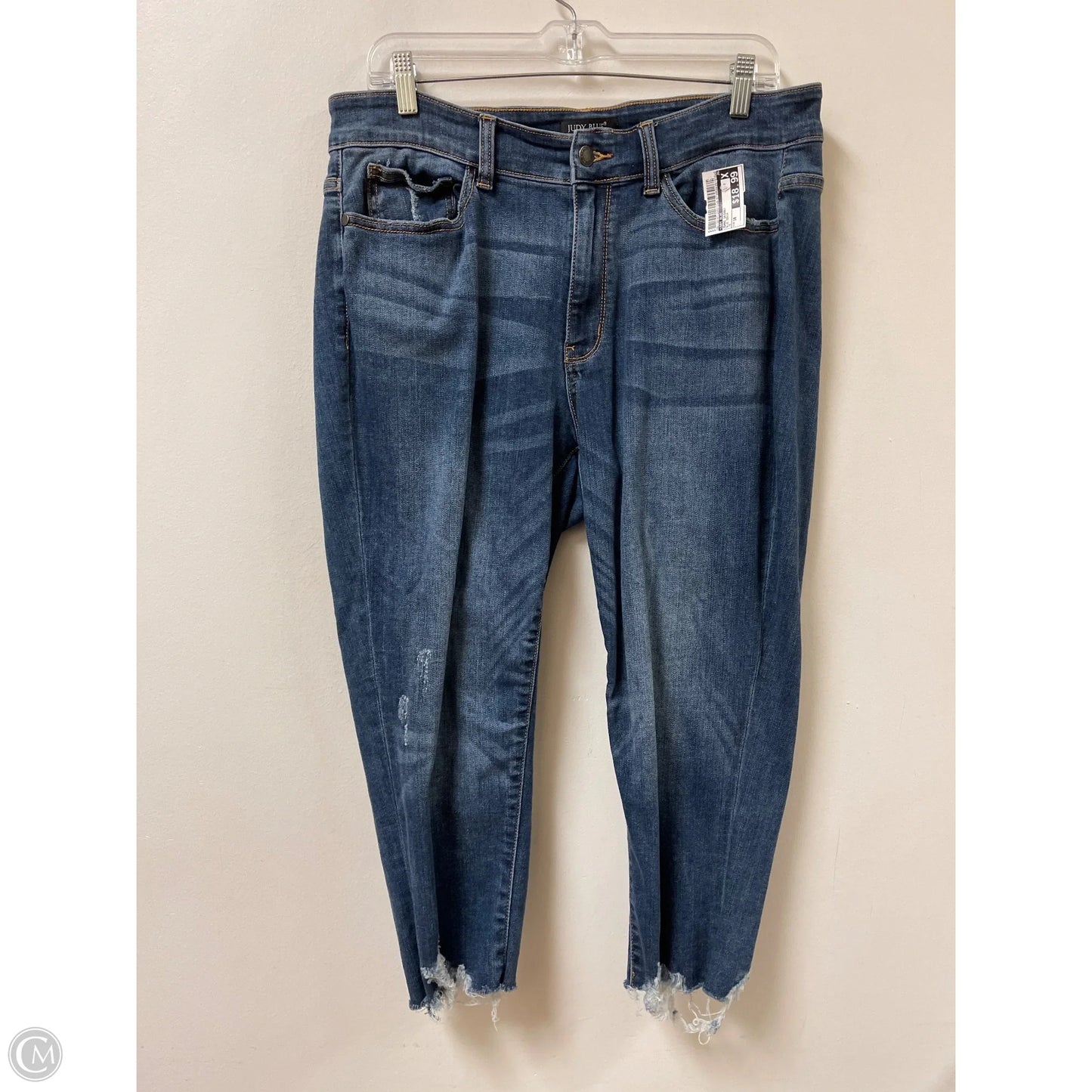 Jeans Skinny By Judy Blue In Blue Denim, Size: 16
