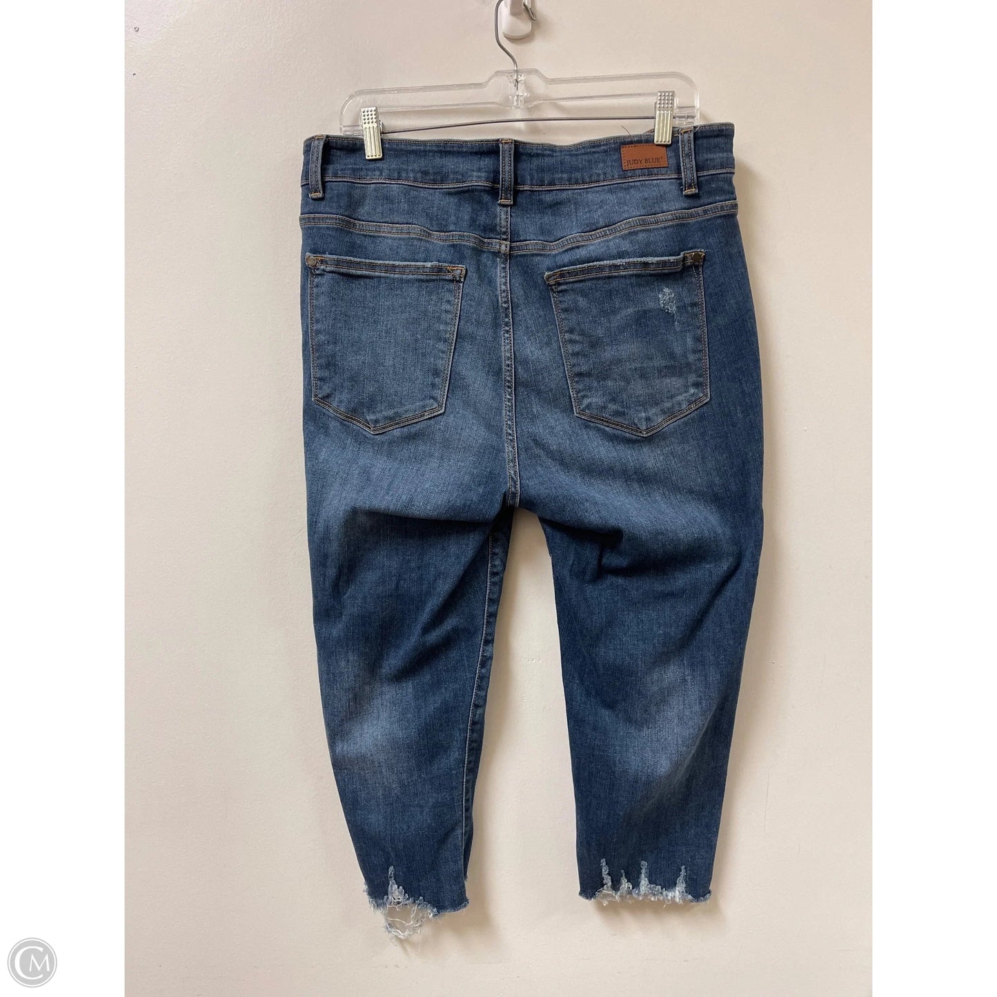 Jeans Skinny By Judy Blue In Blue Denim, Size: 16