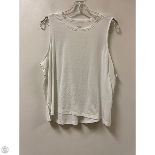 Athletic Tank Top By Old Navy In White, Size: L