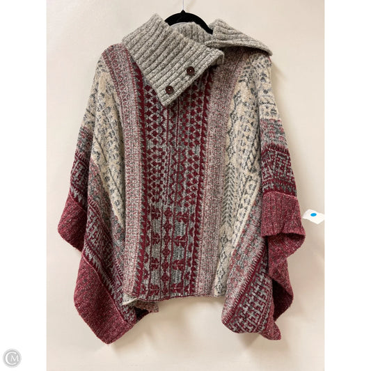 Poncho By Forever 21 In Red, Size: S