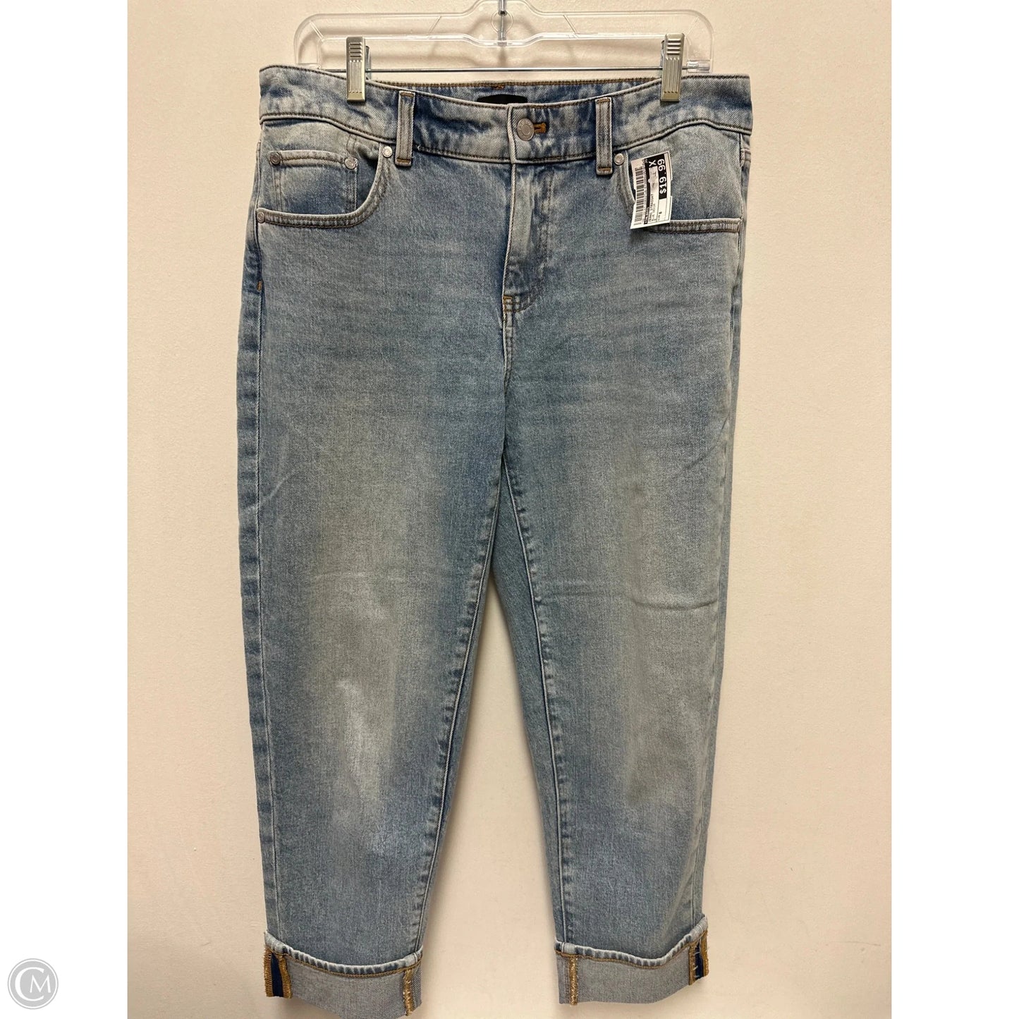 Jeans Straight By Talbots In Blue Denim, Size: 8