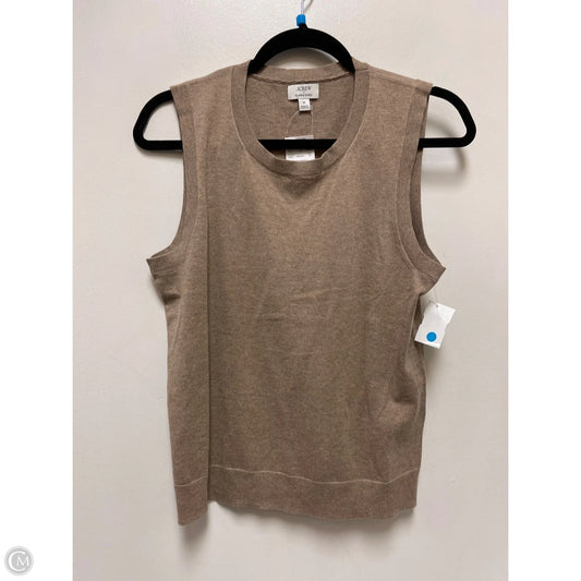 Top Sleeveless By J. Crew In Tan, Size: M