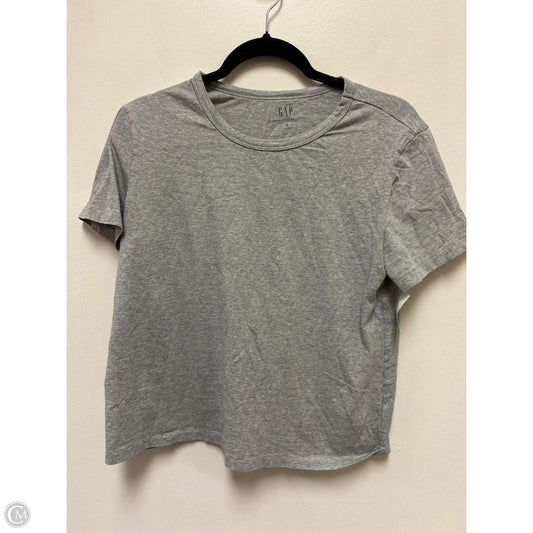 Top Short Sleeve By Gap In Grey, Size: M