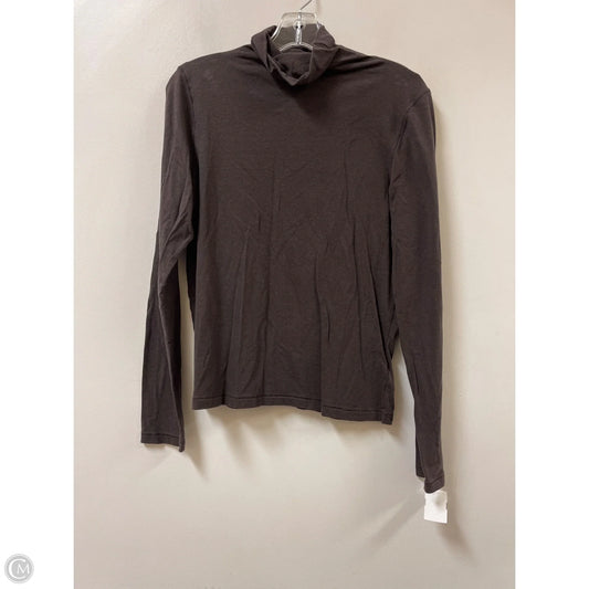 Top Long Sleeve By Gap In Brown, Size: L