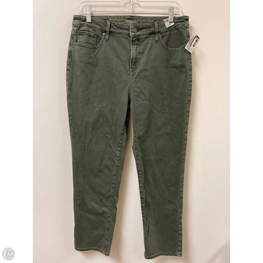 Jeans Skinny By Chicos In Green, Size: 10