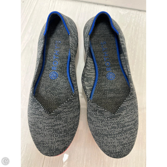 Shoes Flats By Rothys In Grey, Size: 9