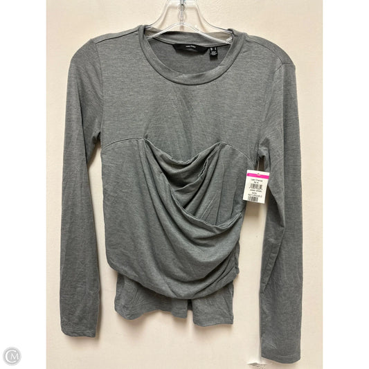 Top Long Sleeve By Vero Moda In Grey, Size: S