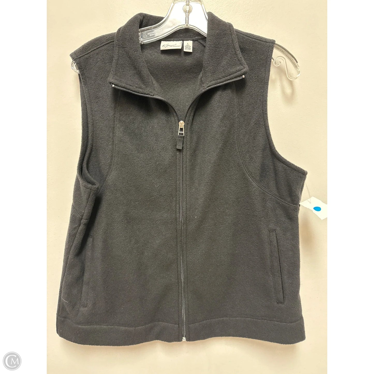 Vest Fleece By Kim Rogers In Black, Size: L