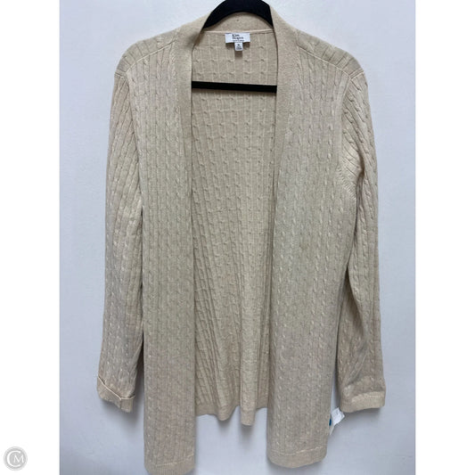 Sweater Cardigan By Kim Rogers In Cream, Size: Xl