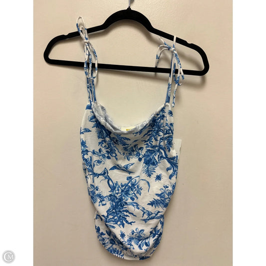 Top Sleeveless By Maeve In Blue, Size: M