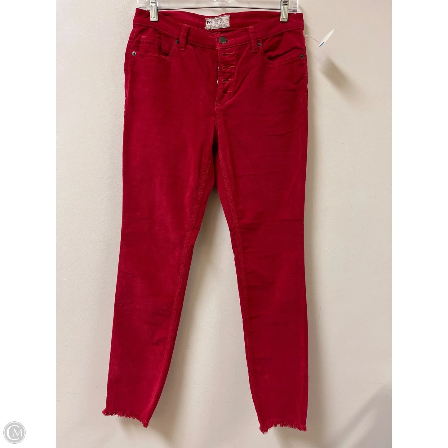 Pants Corduroy By Free People In Red, Size: 4