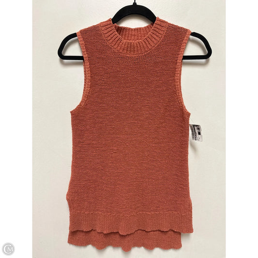 Top Sleeveless By Lou And Grey In Orange, Size: Xs