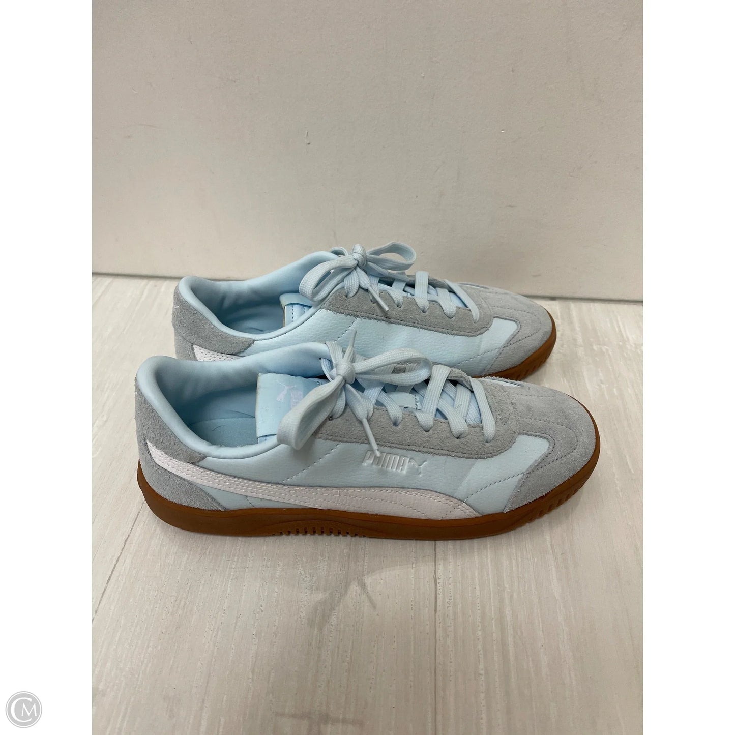 Shoes Sneakers By Puma In Blue, Size: 7