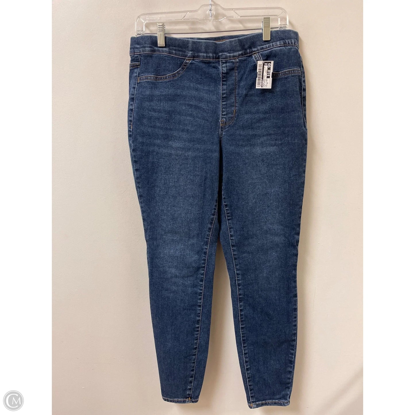 Pants Leggings By Wonderly In Blue Denim, Size: 10