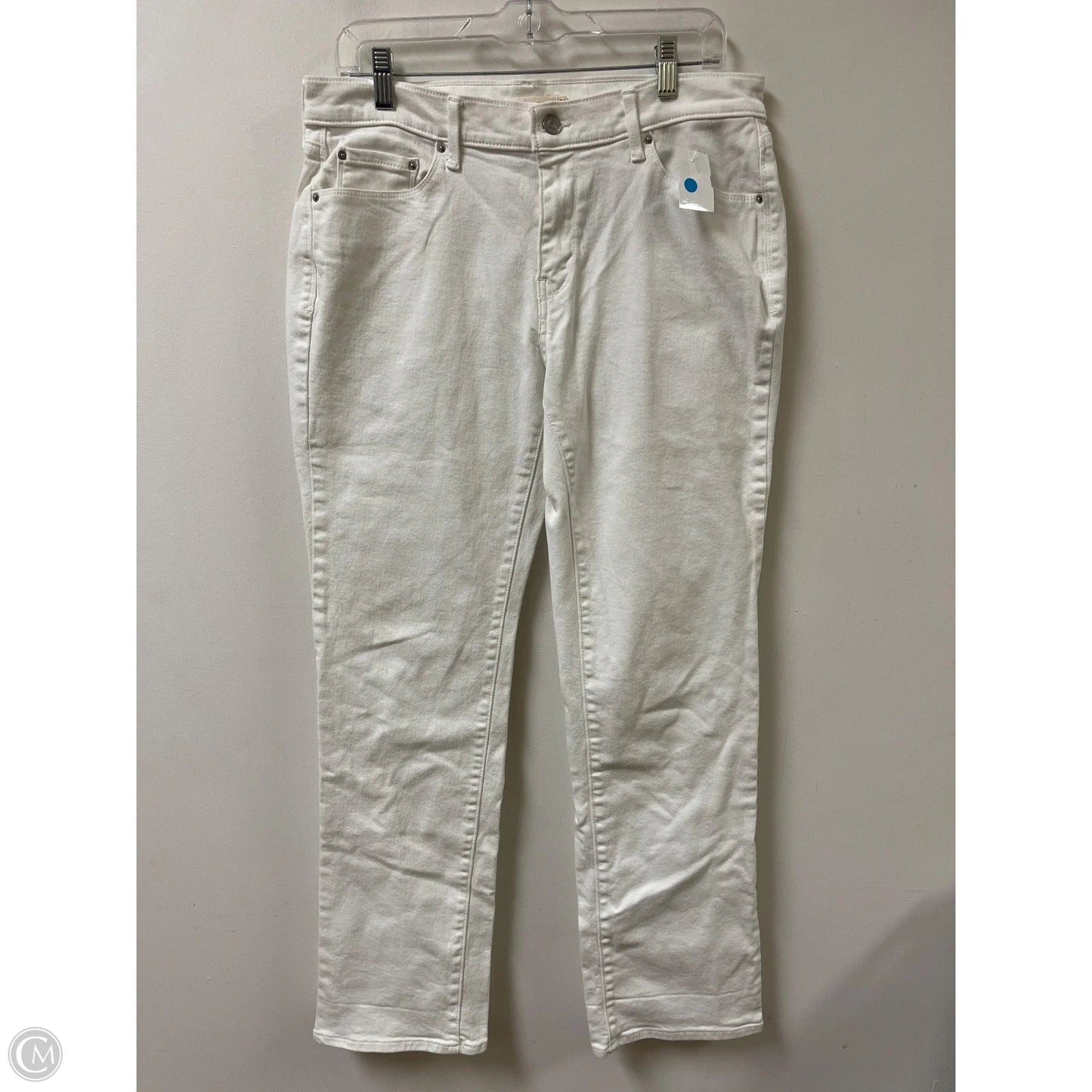 Jeans Flared By Levis In White, Size: 12
