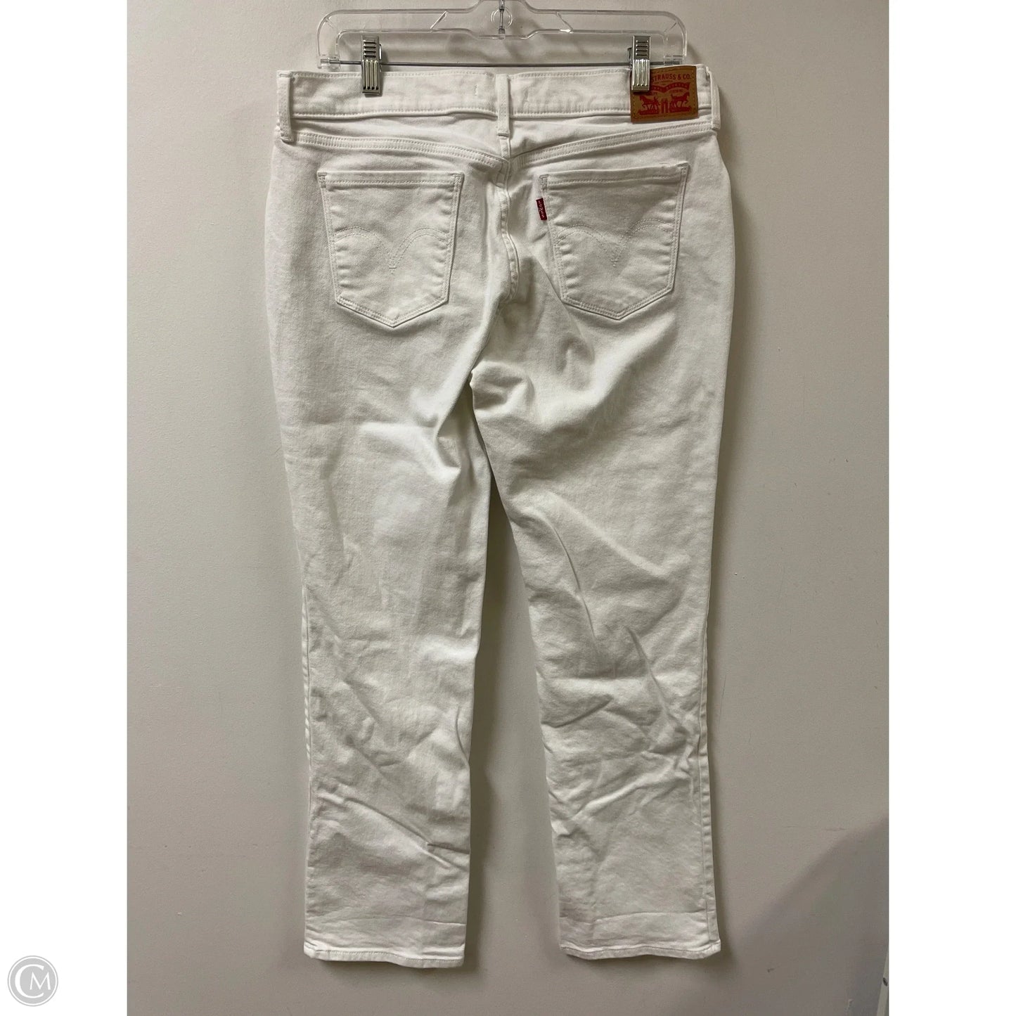 Jeans Flared By Levis In White, Size: 12